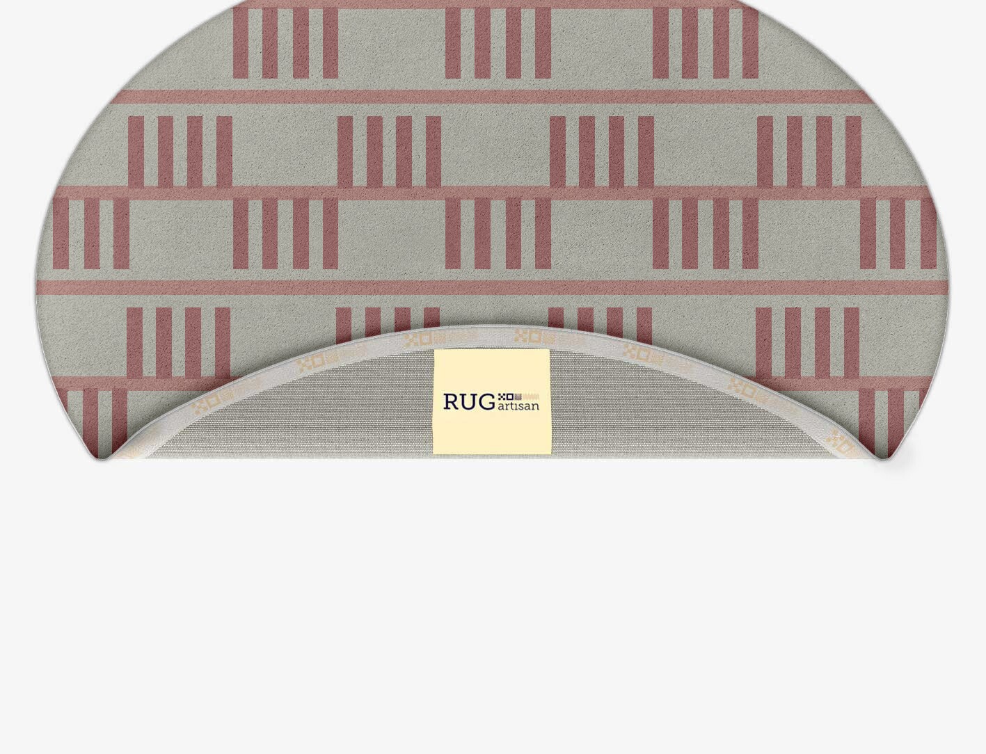 Klaue Geometric Oval Hand Tufted Pure Wool Custom Rug by Rug Artisan