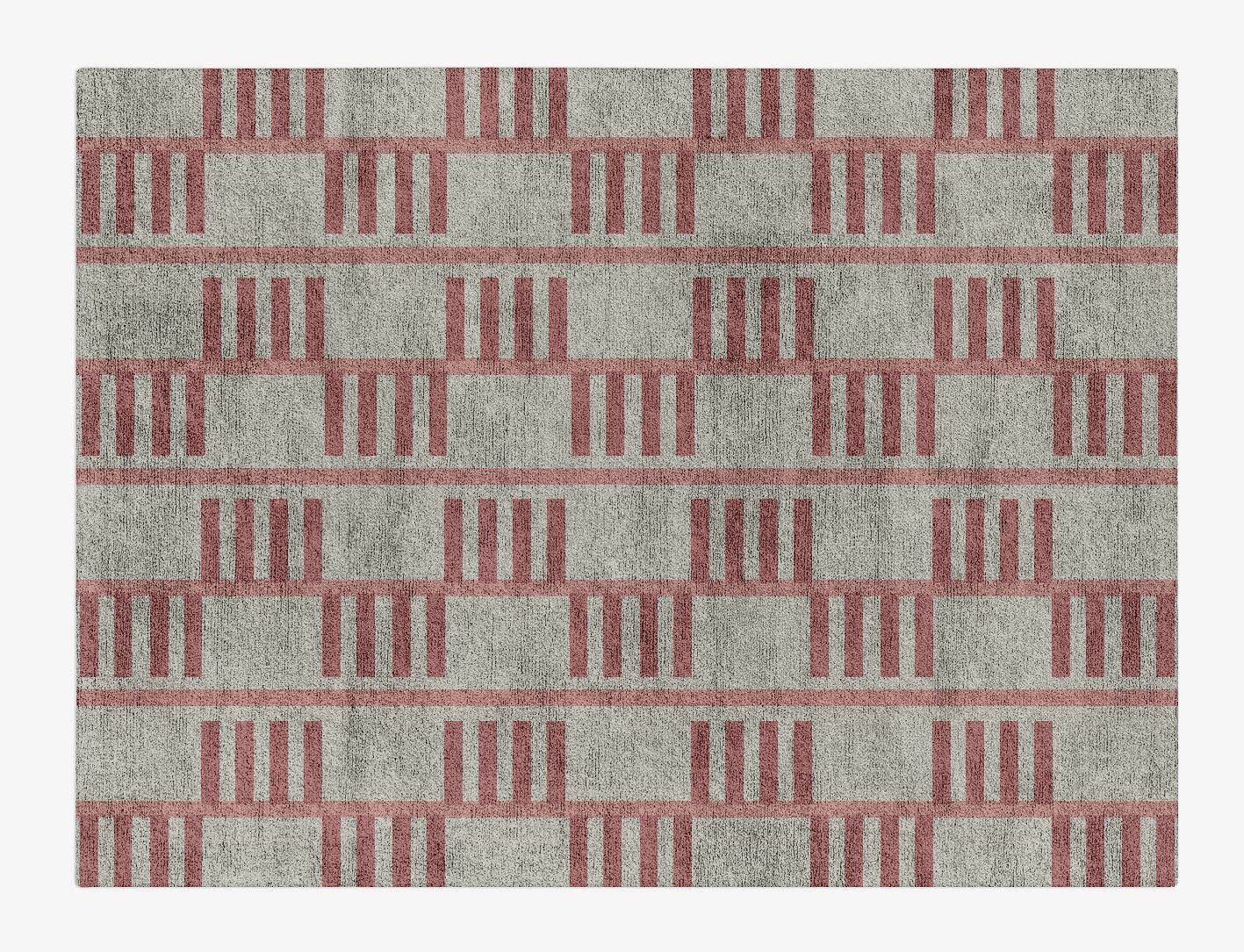 Klaue Geometric Rectangle Hand Tufted Bamboo Silk Custom Rug by Rug Artisan