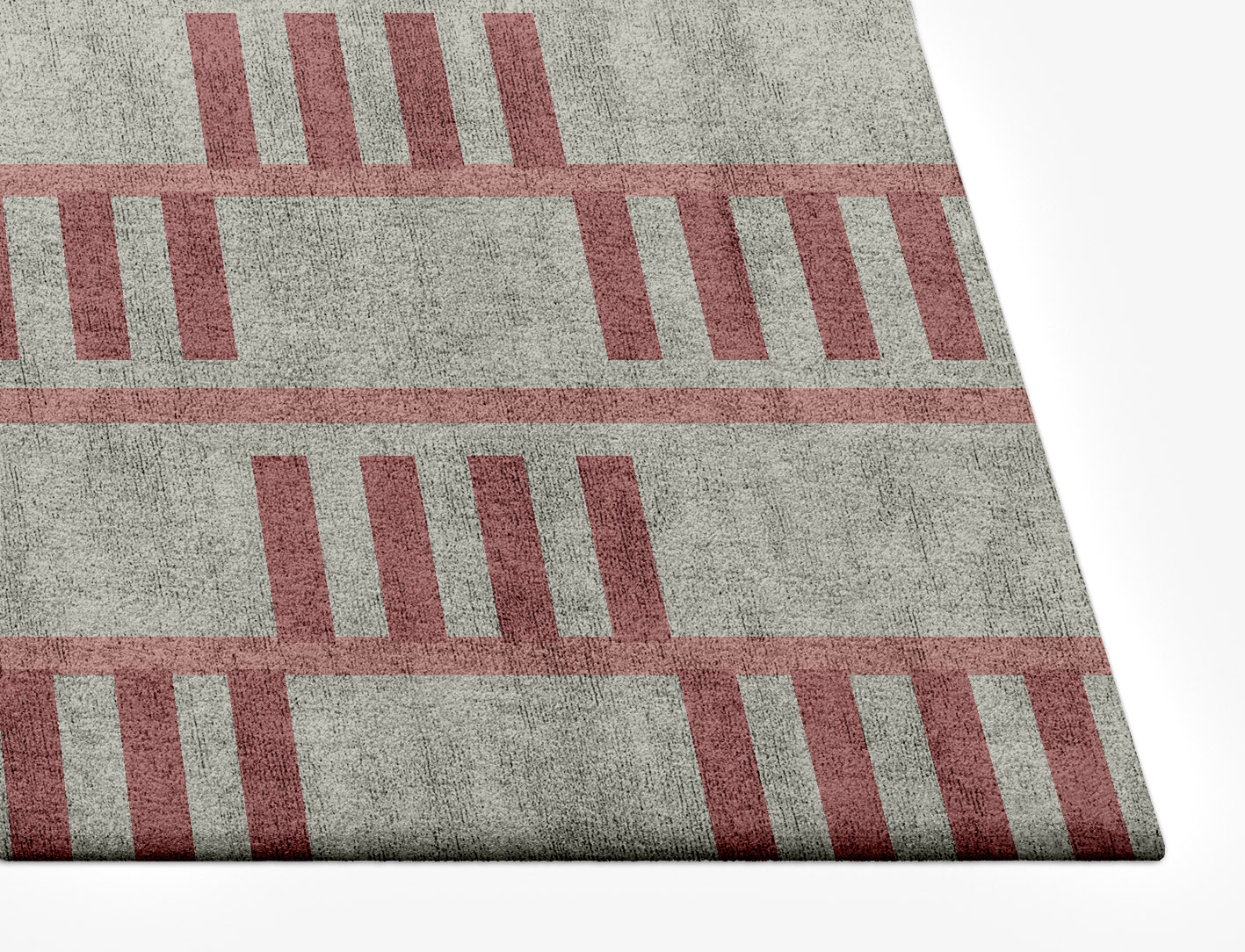Klaue Geometric Rectangle Hand Tufted Bamboo Silk Custom Rug by Rug Artisan