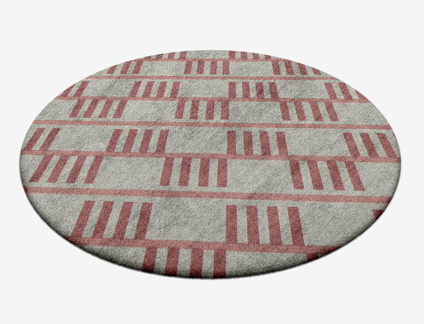 Klaue Geometric Round Hand Tufted Bamboo Silk Custom Rug by Rug Artisan