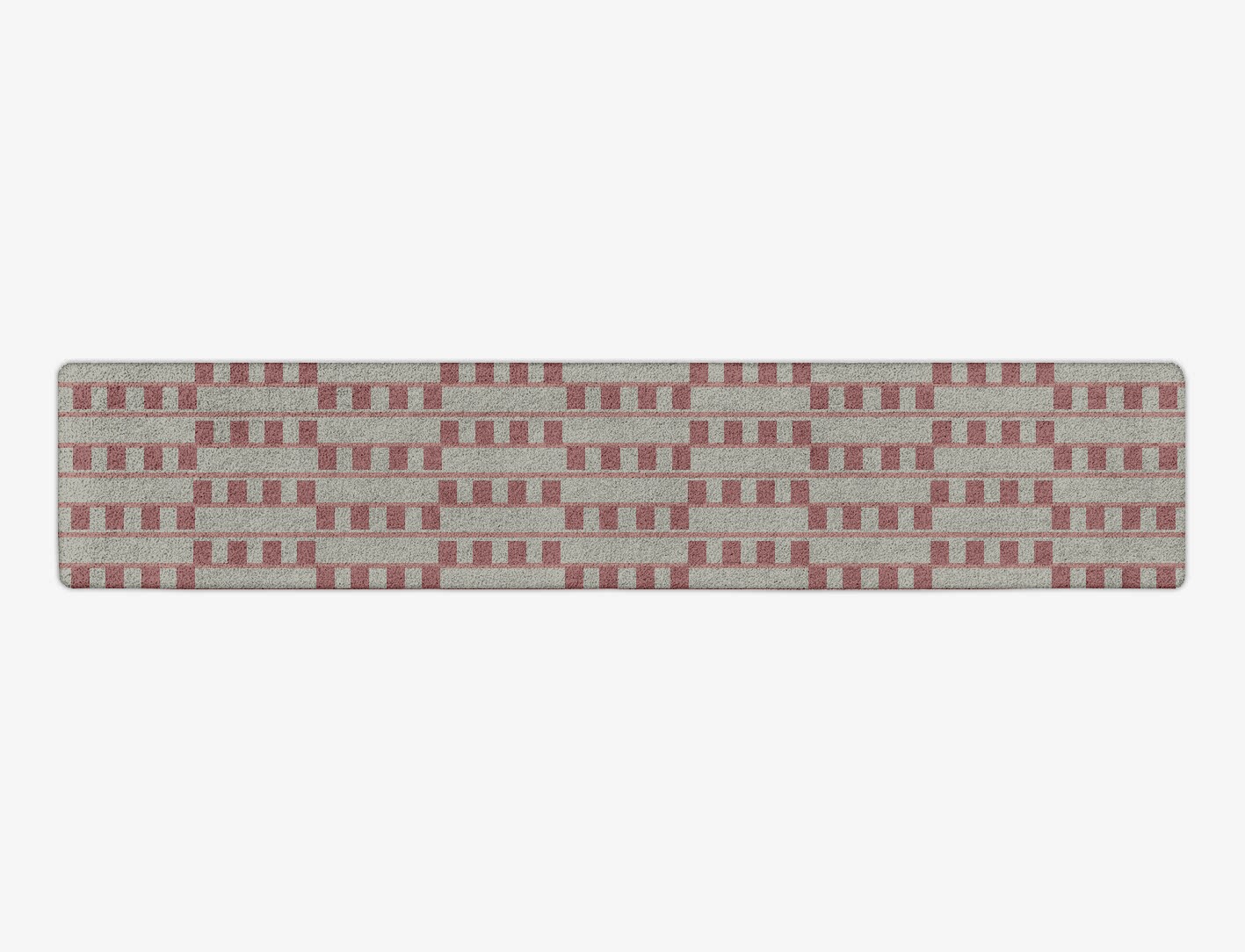 Klaue Geometric Runner Hand Tufted Pure Wool Custom Rug by Rug Artisan