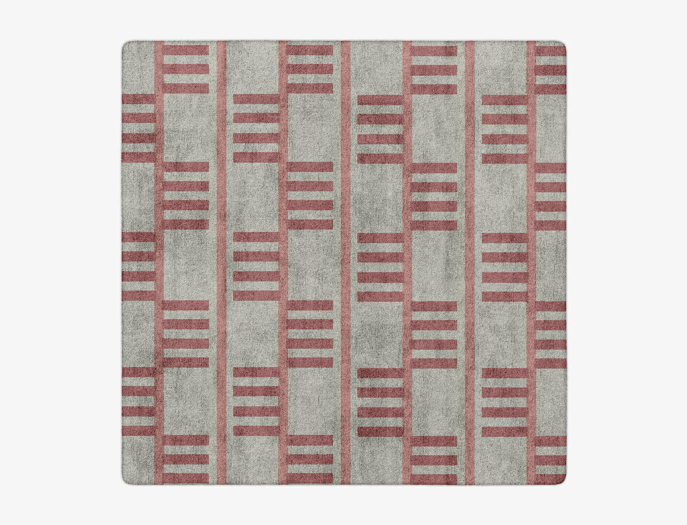 Klaue Geometric Square Hand Tufted Bamboo Silk Custom Rug by Rug Artisan