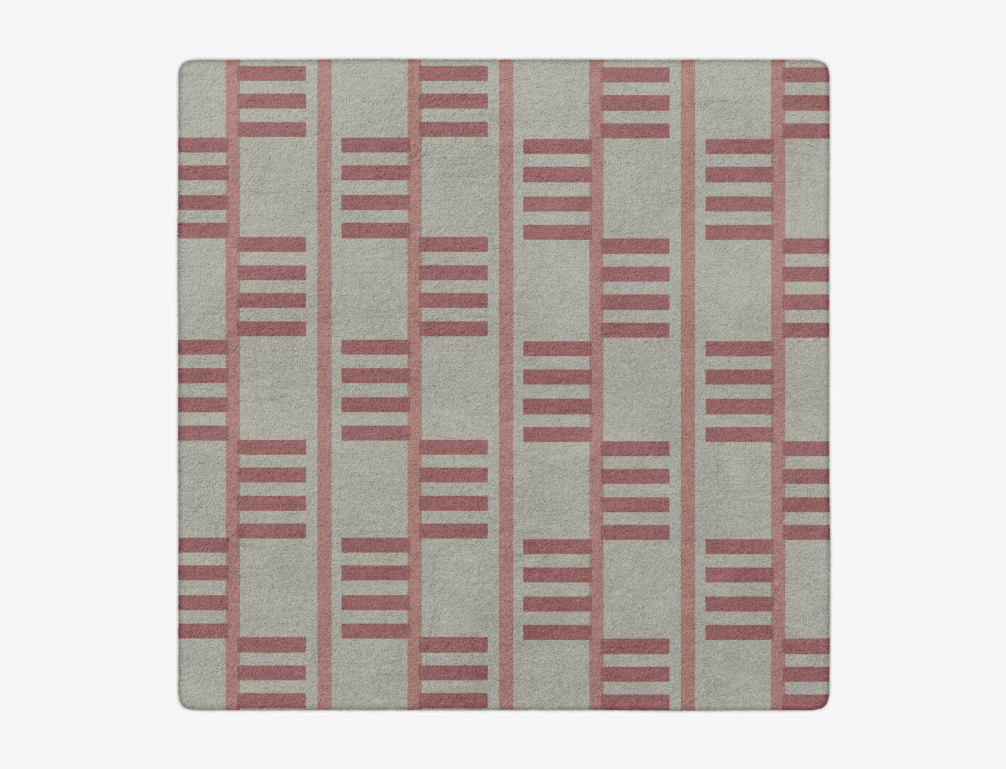 Klaue Geometric Square Hand Tufted Pure Wool Custom Rug by Rug Artisan