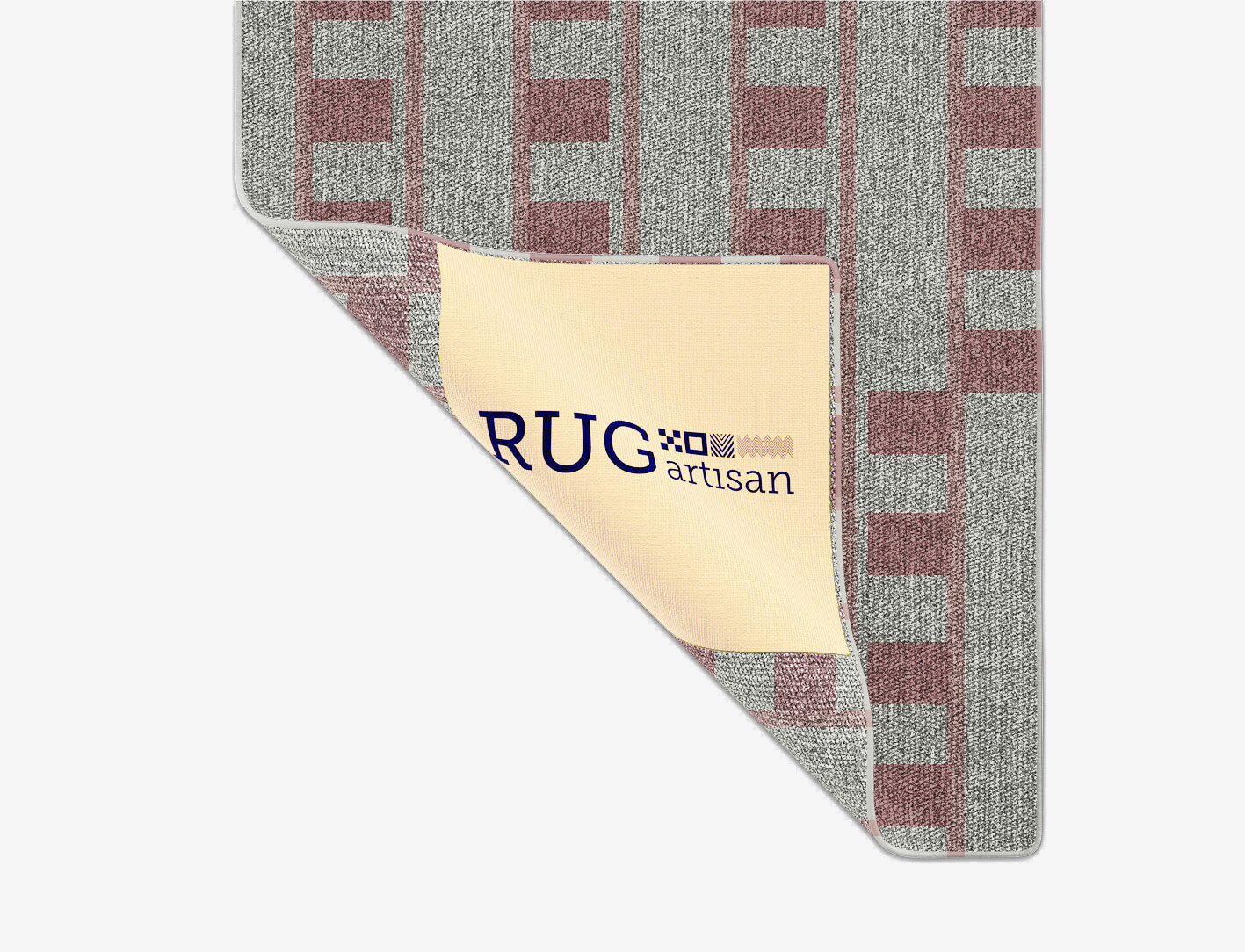 Klaue Geometric Runner Outdoor Recycled Yarn Custom Rug by Rug Artisan