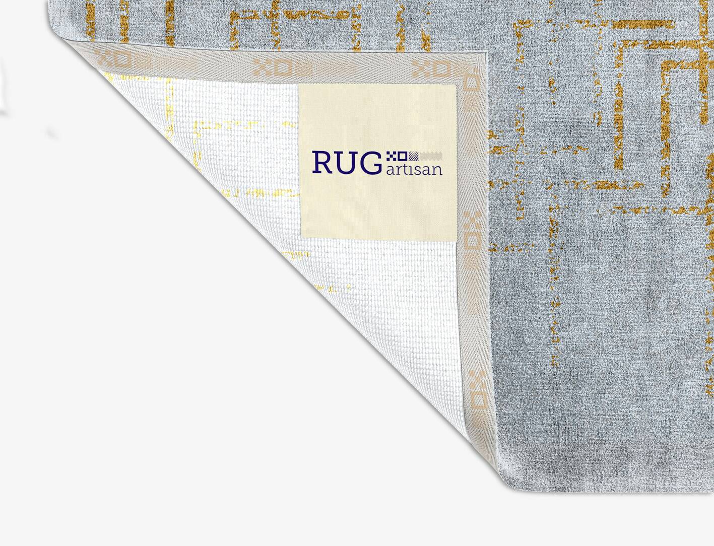 Kula  Square Hand Knotted Bamboo Silk Custom Rug by Rug Artisan