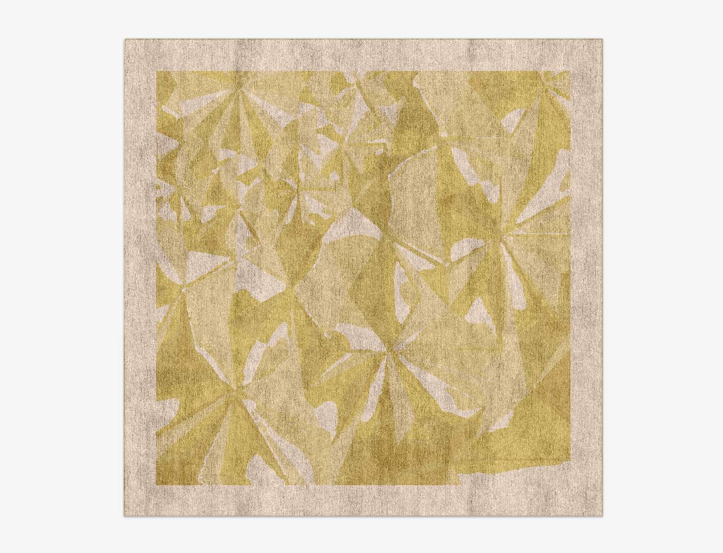 Kusudama Origami Square Hand Knotted Bamboo Silk Custom Rug by Rug Artisan