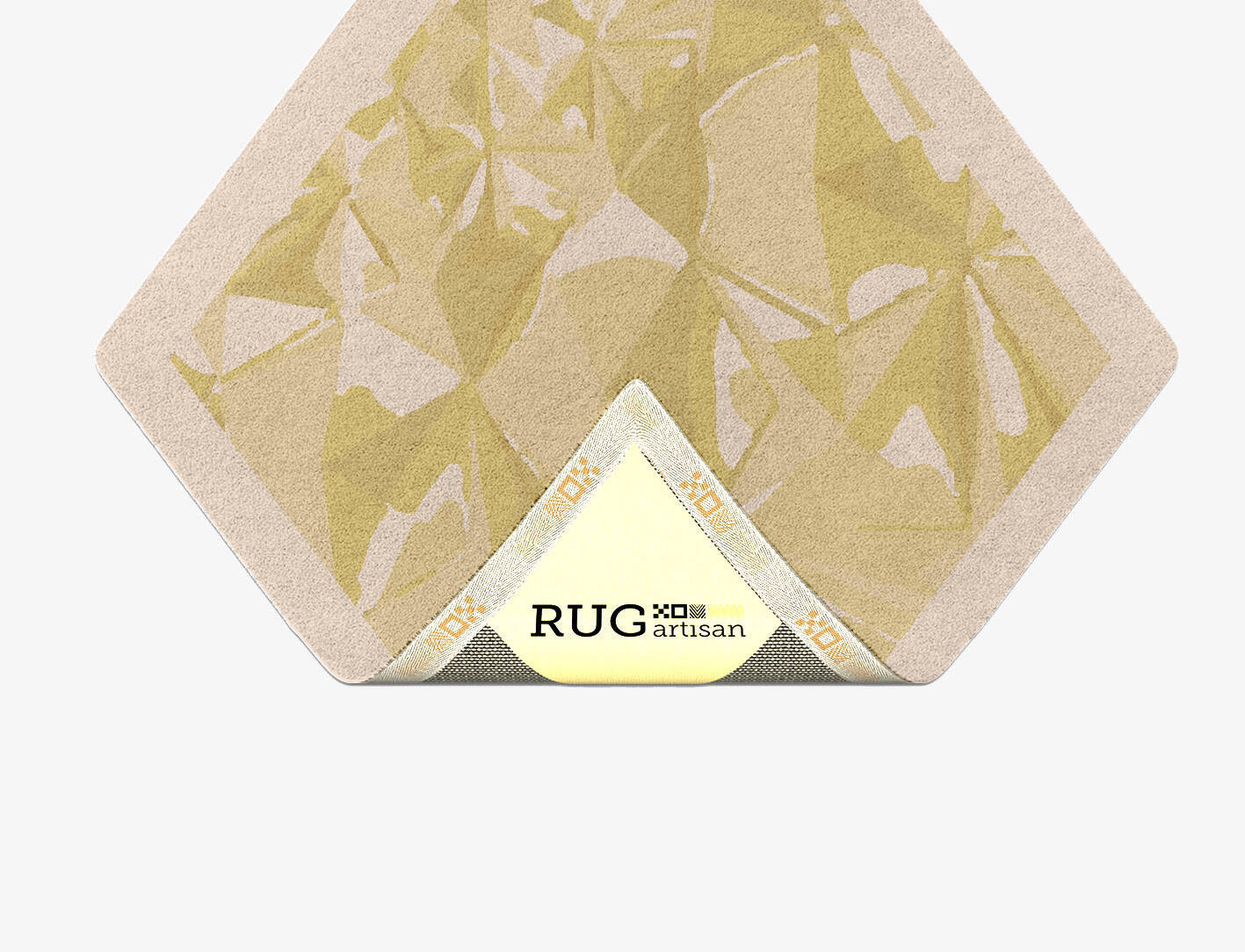 Kusudama Origami Diamond Hand Tufted Pure Wool Custom Rug by Rug Artisan