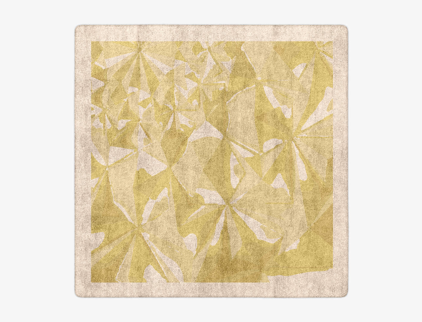 Kusudama Origami Square Hand Tufted Bamboo Silk Custom Rug by Rug Artisan