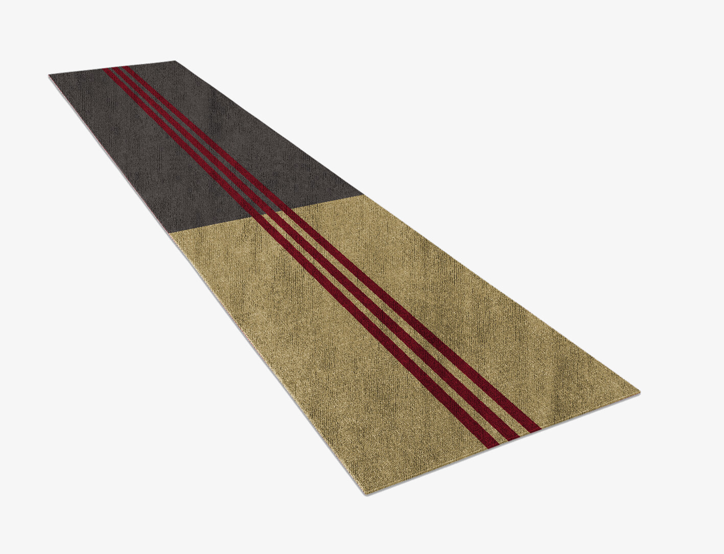 Kvell Geometric Runner Flatweave Bamboo Silk Custom Rug by Rug Artisan