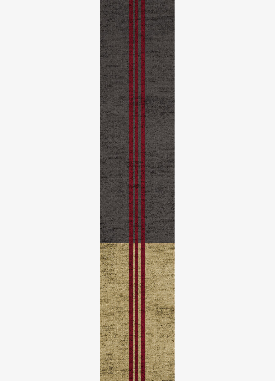 Kvell Geometric Runner Flatweave Bamboo Silk Custom Rug by Rug Artisan