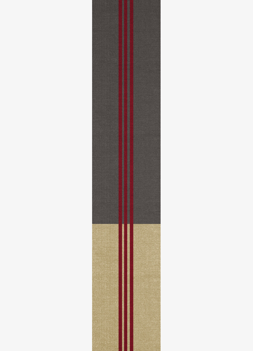 Kvell Geometric Runner Flatweave New Zealand Wool Custom Rug by Rug Artisan