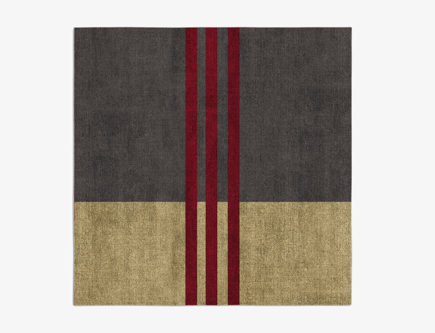 Kvell Geometric Square Flatweave Bamboo Silk Custom Rug by Rug Artisan