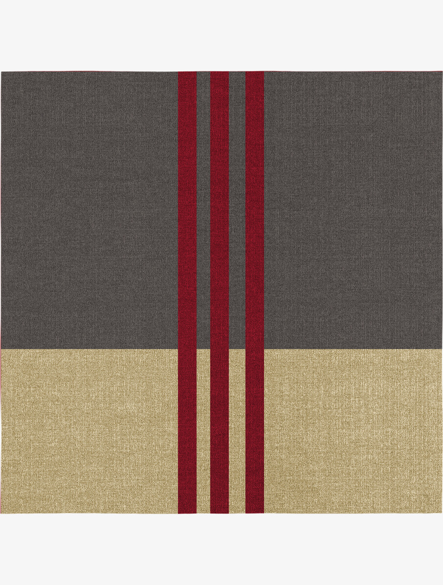 Kvell Geometric Square Flatweave New Zealand Wool Custom Rug by Rug Artisan