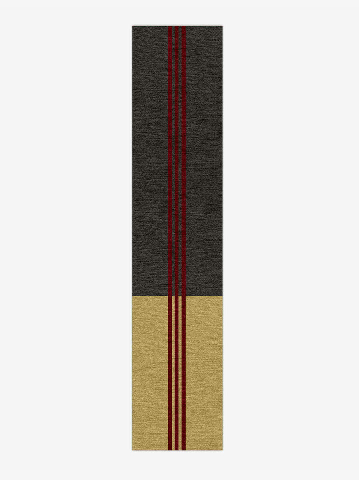 Kvell Geometric Runner Hand Knotted Tibetan Wool Custom Rug by Rug Artisan