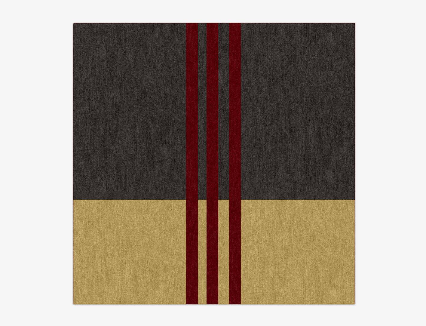 Kvell Geometric Square Hand Knotted Tibetan Wool Custom Rug by Rug Artisan