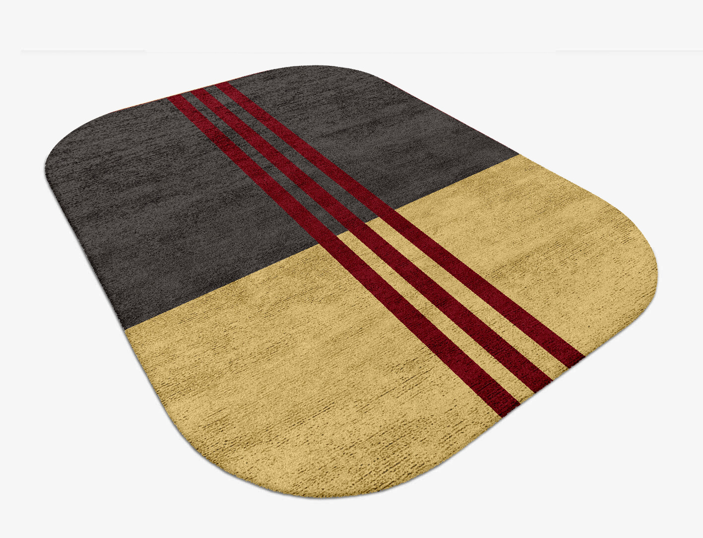 Kvell Geometric Oblong Hand Tufted Bamboo Silk Custom Rug by Rug Artisan