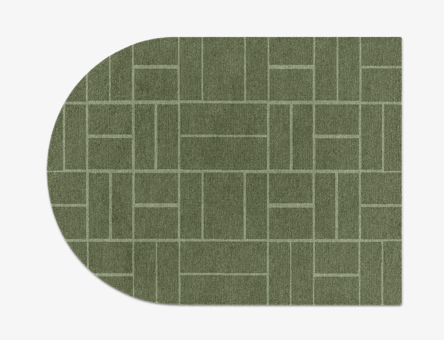 Kyle Geometric Arch Hand Knotted Tibetan Wool Custom Rug by Rug Artisan