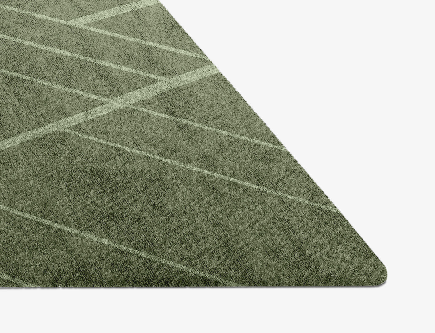 Kyle Geometric Diamond Hand Knotted Bamboo Silk Custom Rug by Rug Artisan