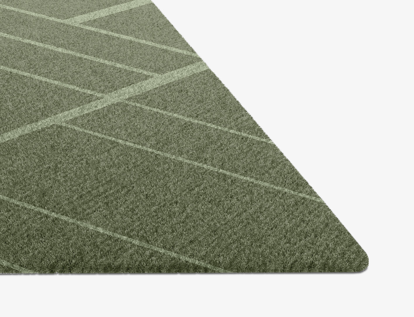 Kyle Geometric Diamond Hand Knotted Tibetan Wool Custom Rug by Rug Artisan