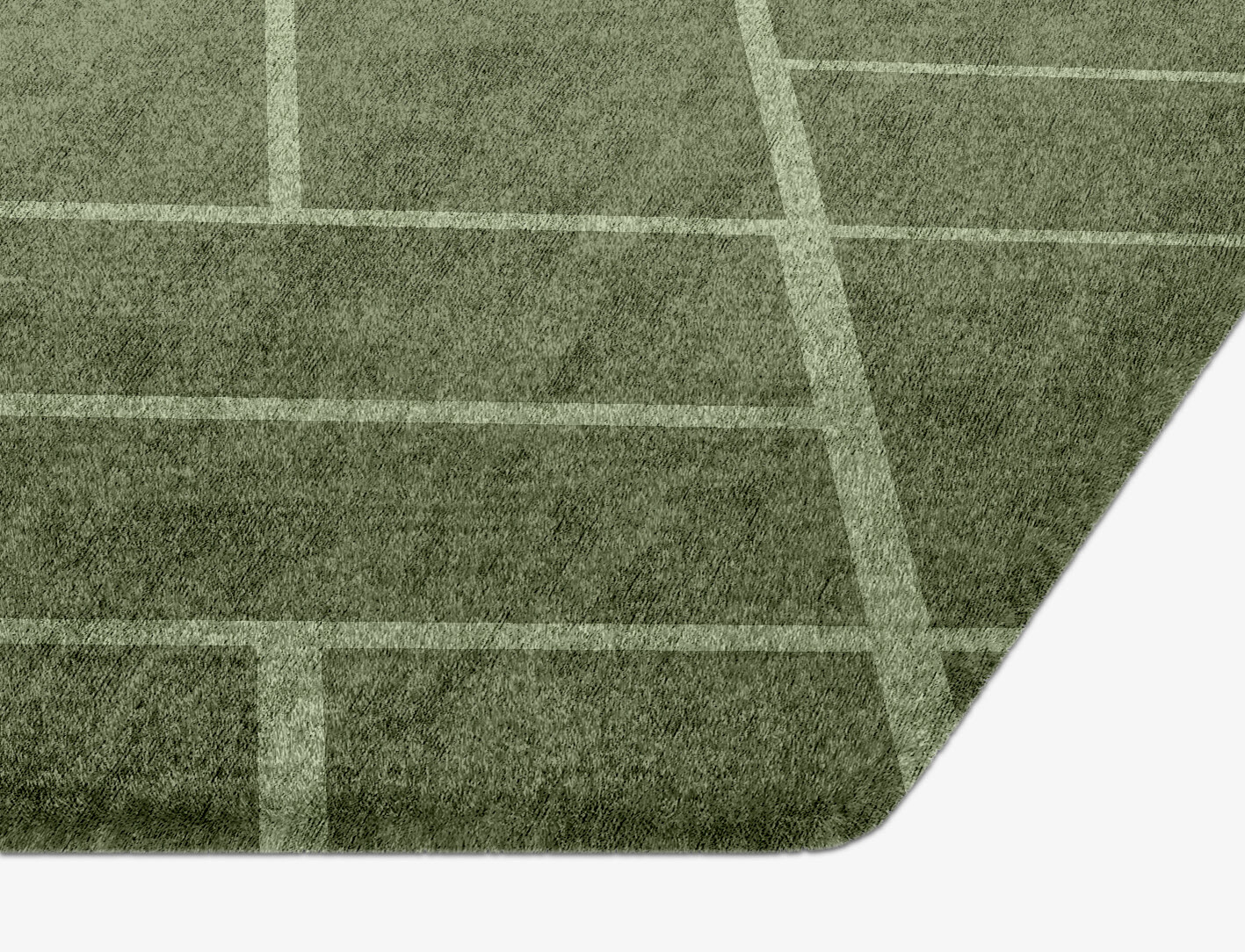 Kyle Geometric Hexagon Hand Knotted Bamboo Silk Custom Rug by Rug Artisan