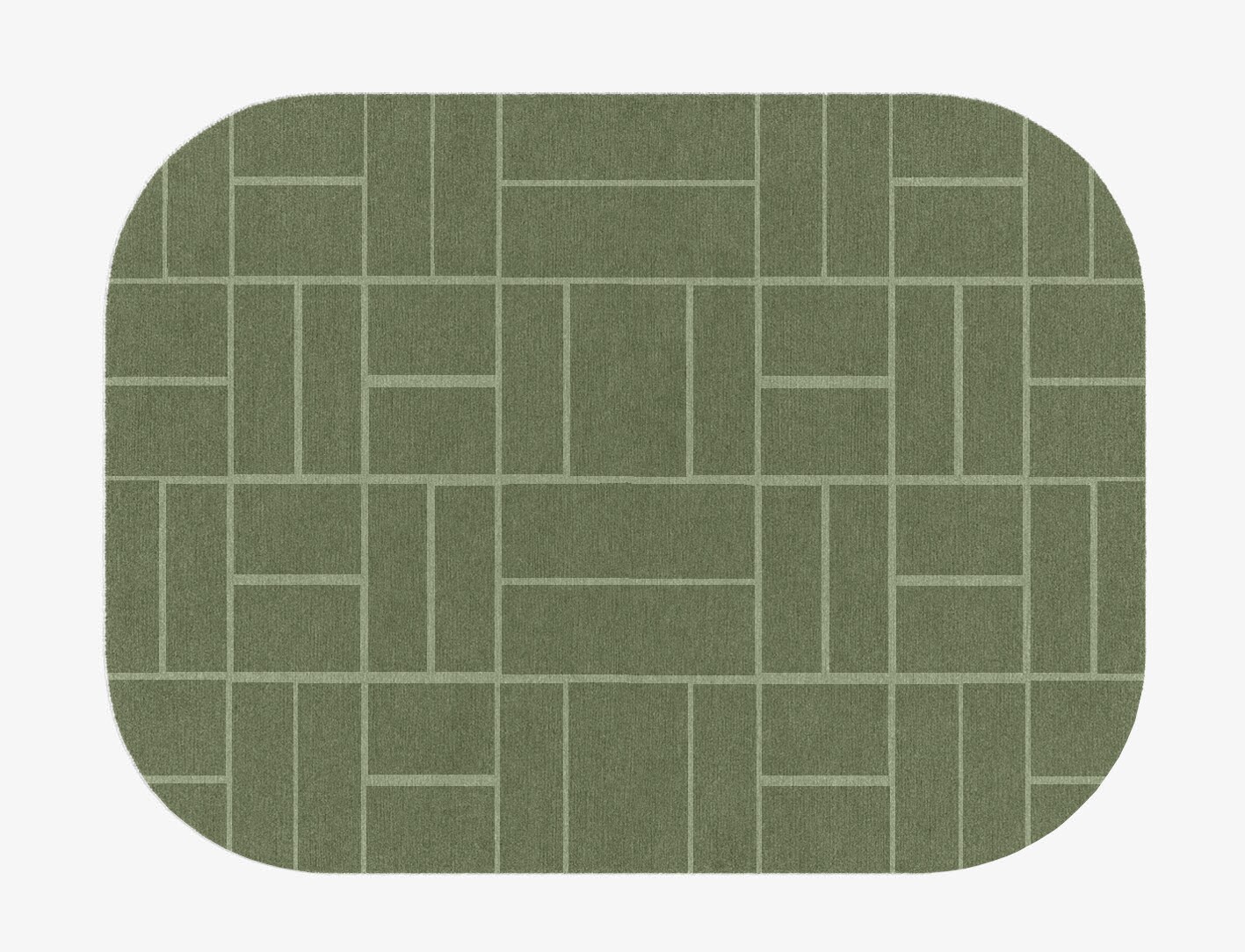 Kyle Geometric Oblong Hand Knotted Tibetan Wool Custom Rug by Rug Artisan