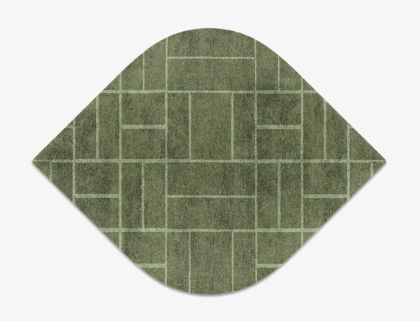 Kyle Geometric Ogee Hand Knotted Bamboo Silk Custom Rug by Rug Artisan