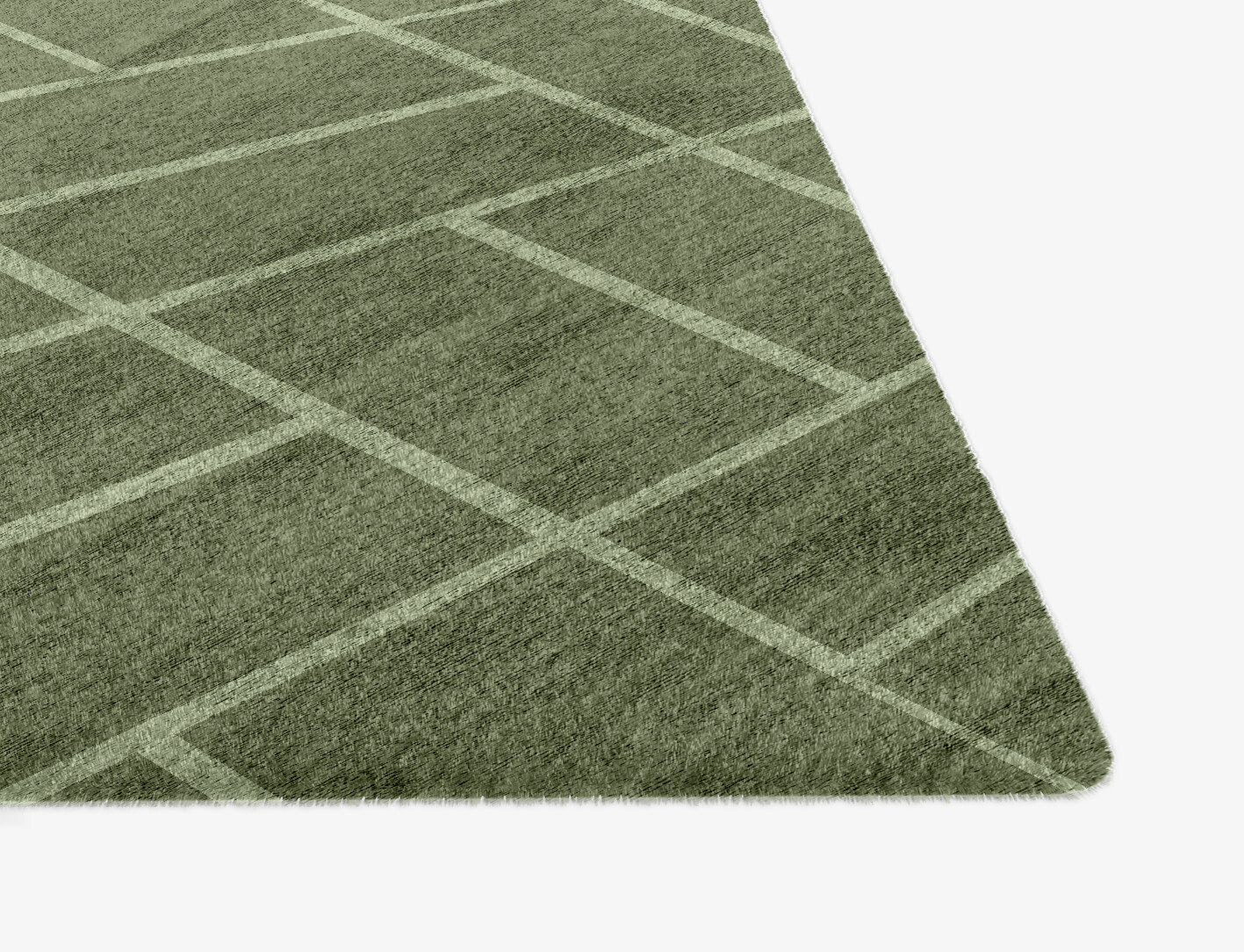 Kyle Geometric Ogee Hand Knotted Bamboo Silk Custom Rug by Rug Artisan