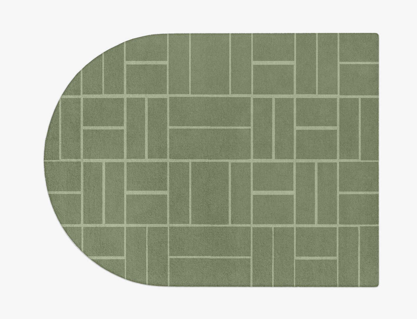 Kyle Geometric Arch Hand Tufted Pure Wool Custom Rug by Rug Artisan