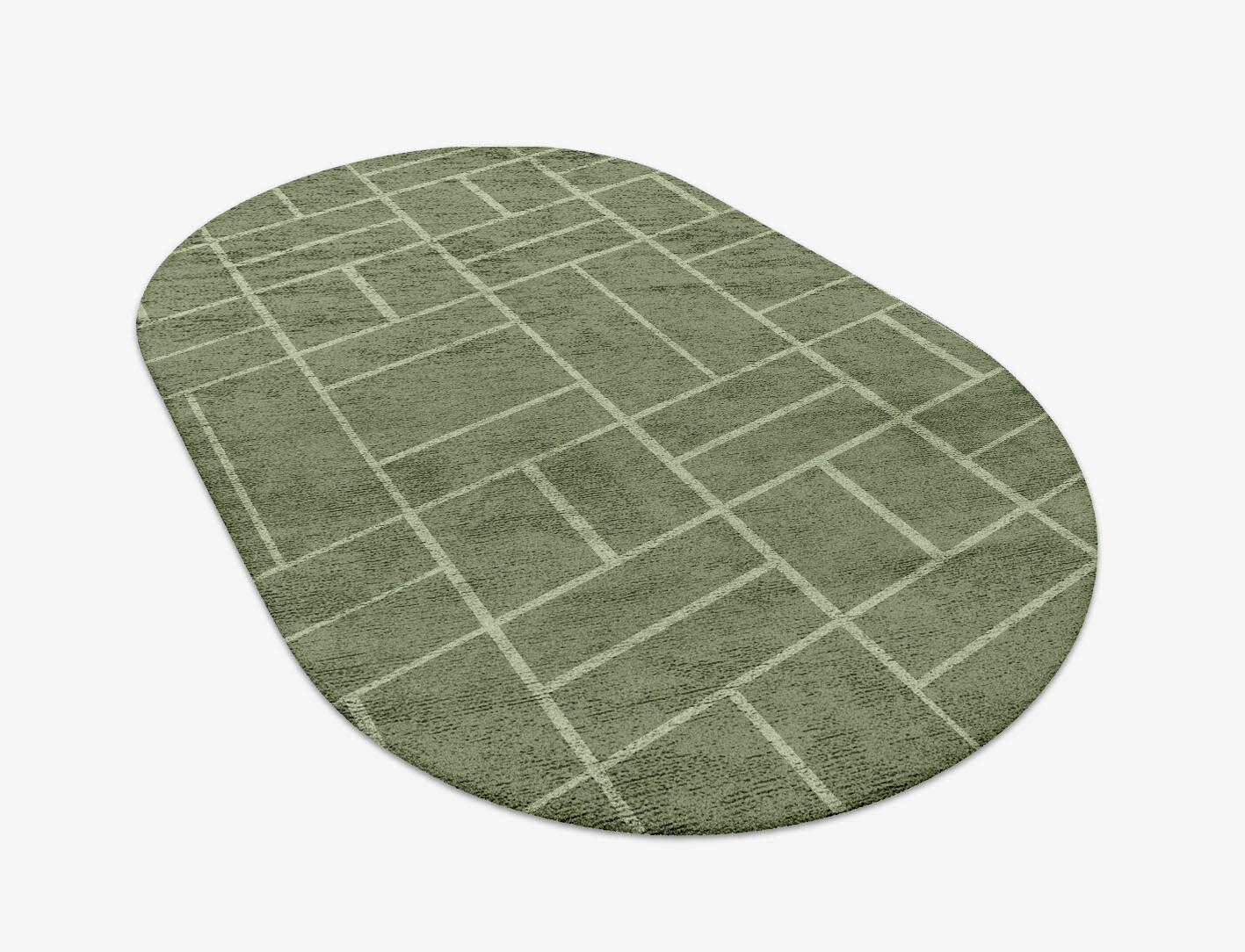 Kyle Geometric Capsule Hand Tufted Bamboo Silk Custom Rug by Rug Artisan