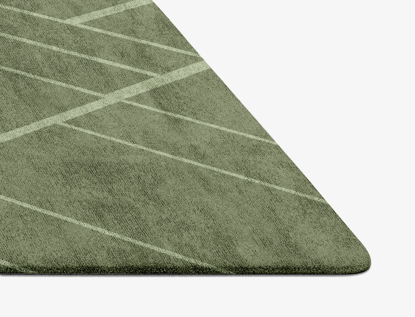 Kyle Geometric Diamond Hand Tufted Bamboo Silk Custom Rug by Rug Artisan