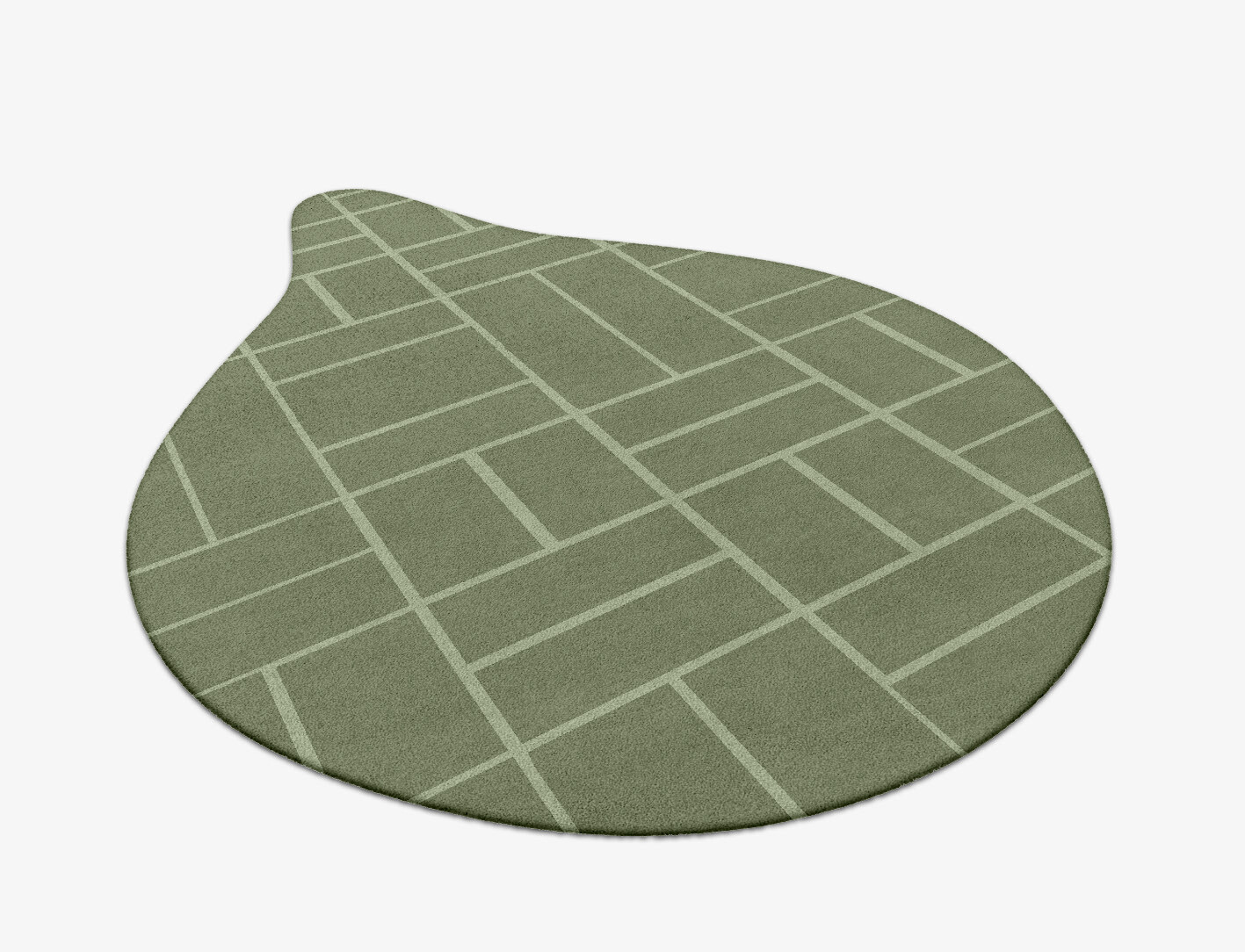 Kyle Geometric Drop Hand Tufted Pure Wool Custom Rug by Rug Artisan