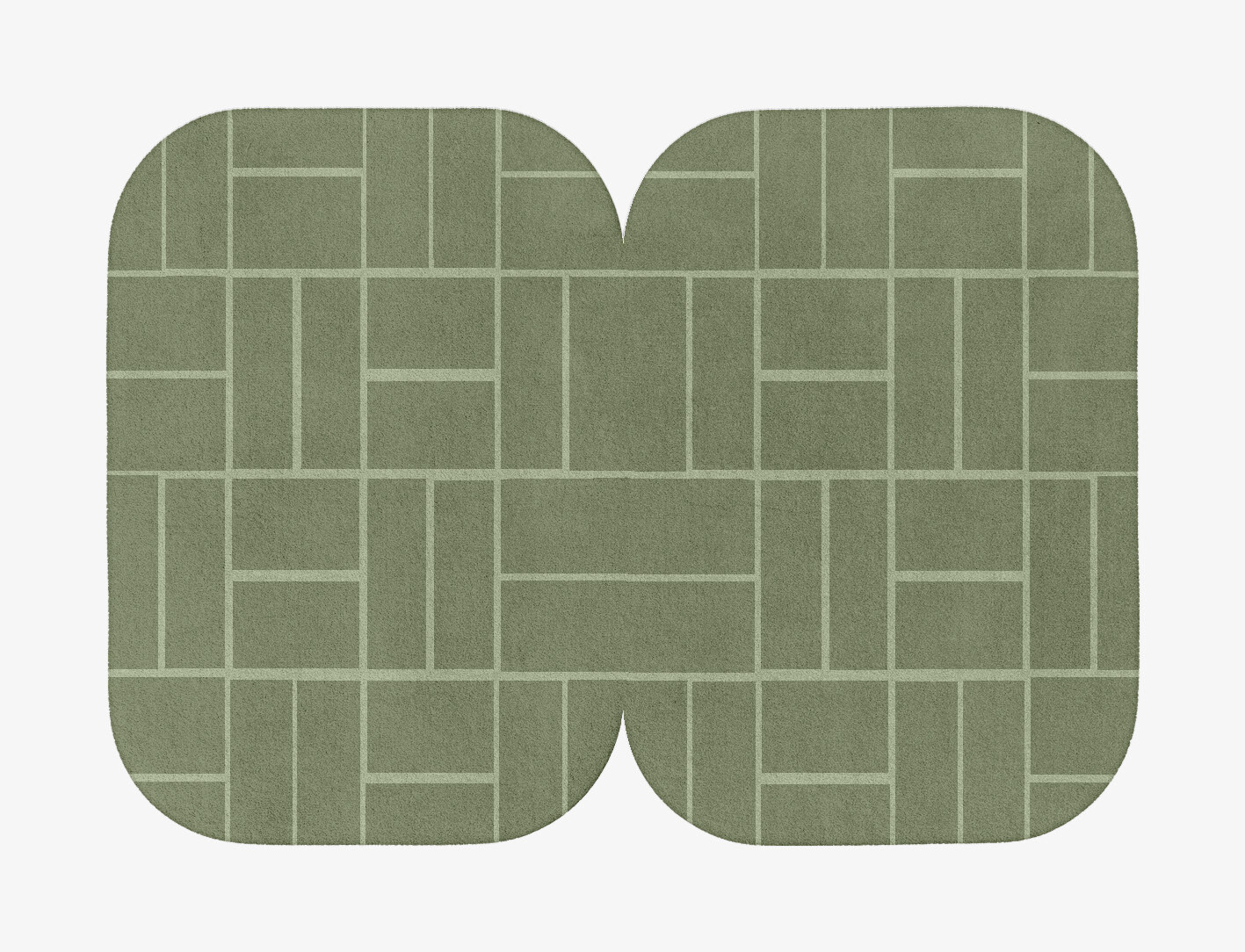 Kyle Geometric Eight Hand Tufted Pure Wool Custom Rug by Rug Artisan
