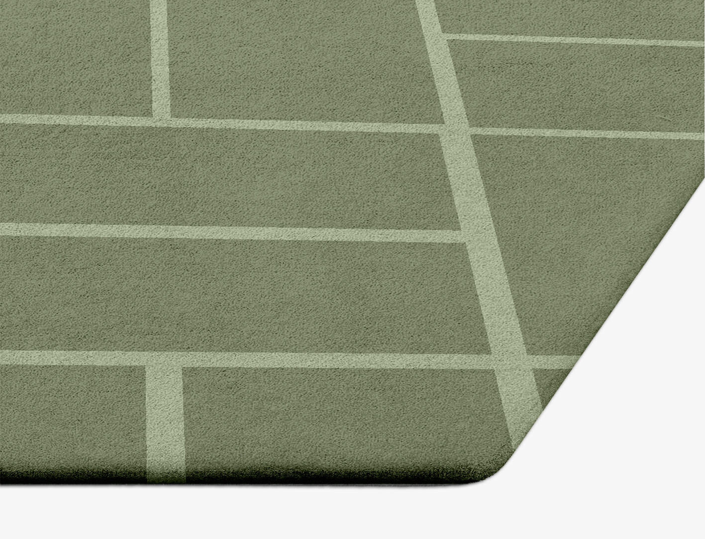 Kyle Geometric Hexagon Hand Tufted Pure Wool Custom Rug by Rug Artisan
