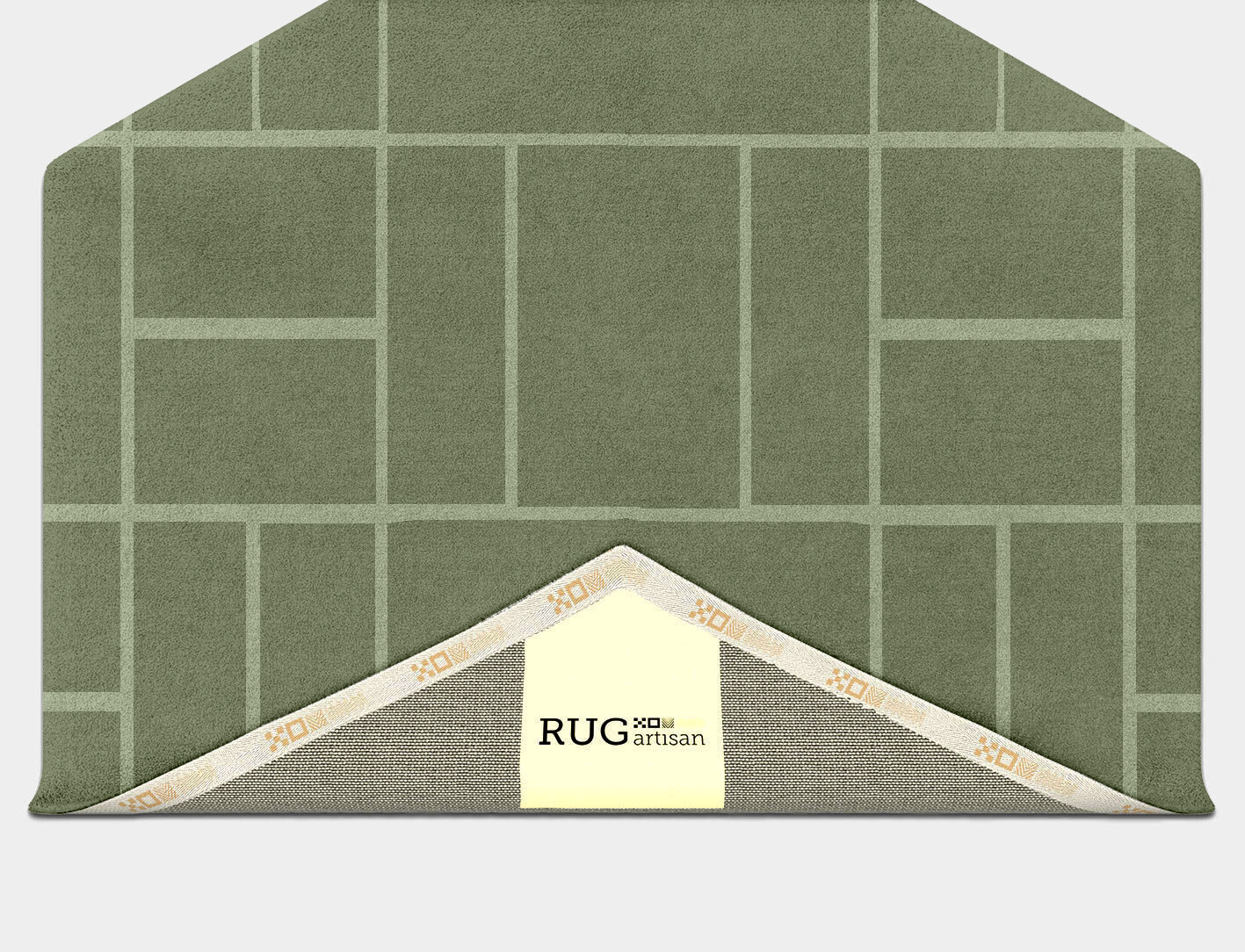 Kyle Geometric Hexagon Hand Tufted Pure Wool Custom Rug by Rug Artisan