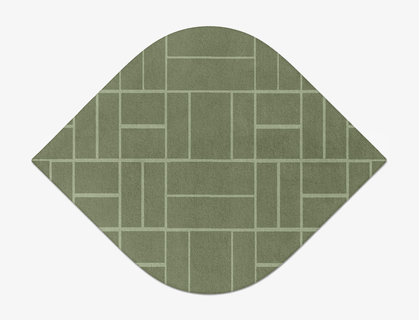Kyle Geometric Ogee Hand Tufted Pure Wool Custom Rug by Rug Artisan