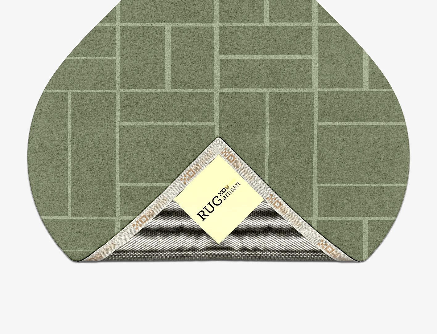 Kyle Geometric Ogee Hand Tufted Pure Wool Custom Rug by Rug Artisan