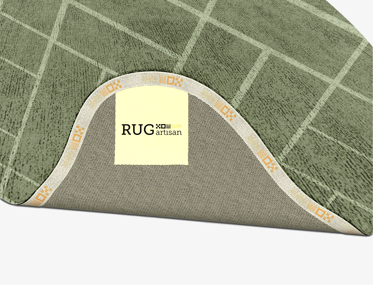 Kyle Geometric Splash Hand Tufted Bamboo Silk Custom Rug by Rug Artisan