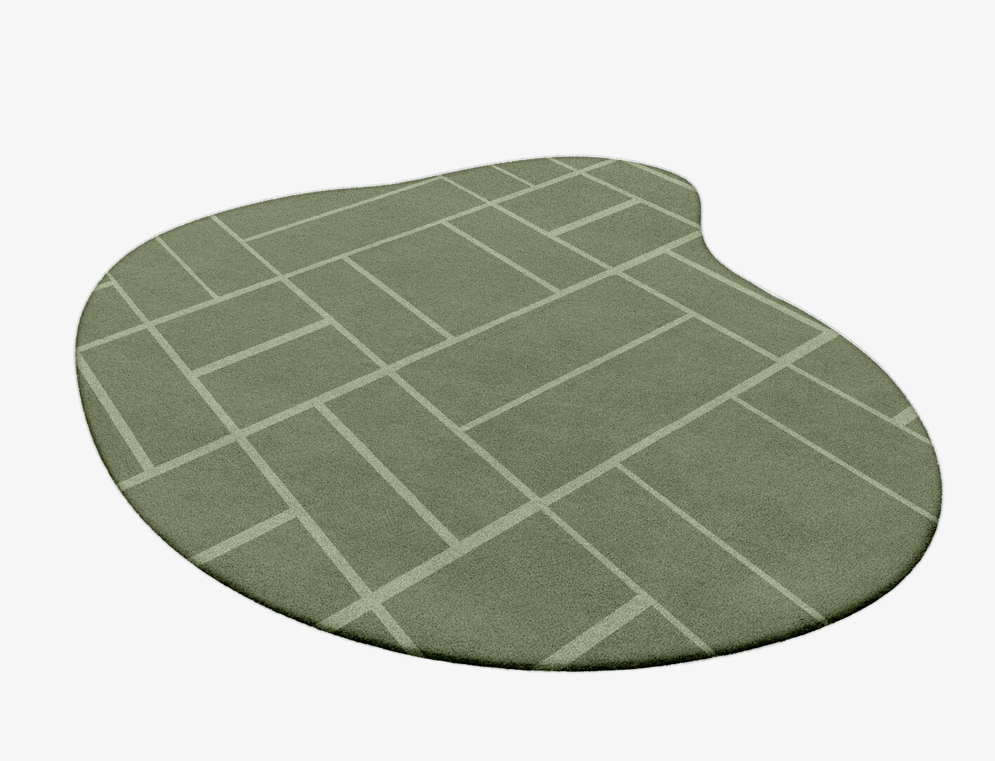 Kyle Geometric Splash Hand Tufted Pure Wool Custom Rug by Rug Artisan
