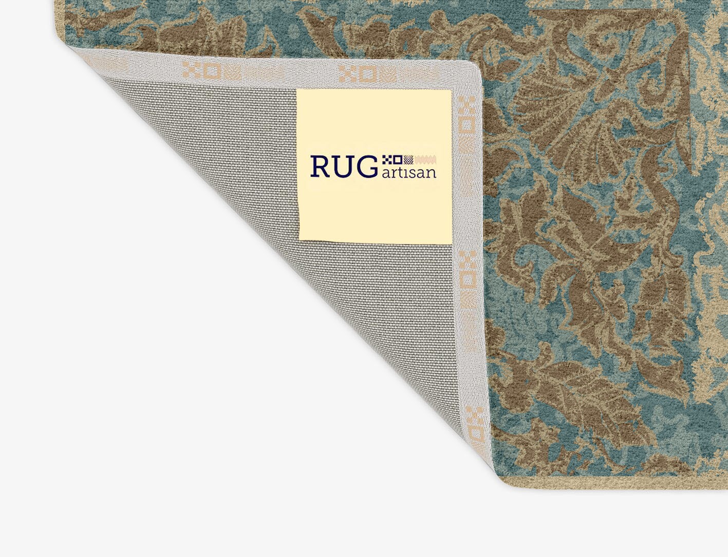 Ladan Persian Bagh Rectangle Hand Tufted Pure Wool Custom Rug by Rug Artisan