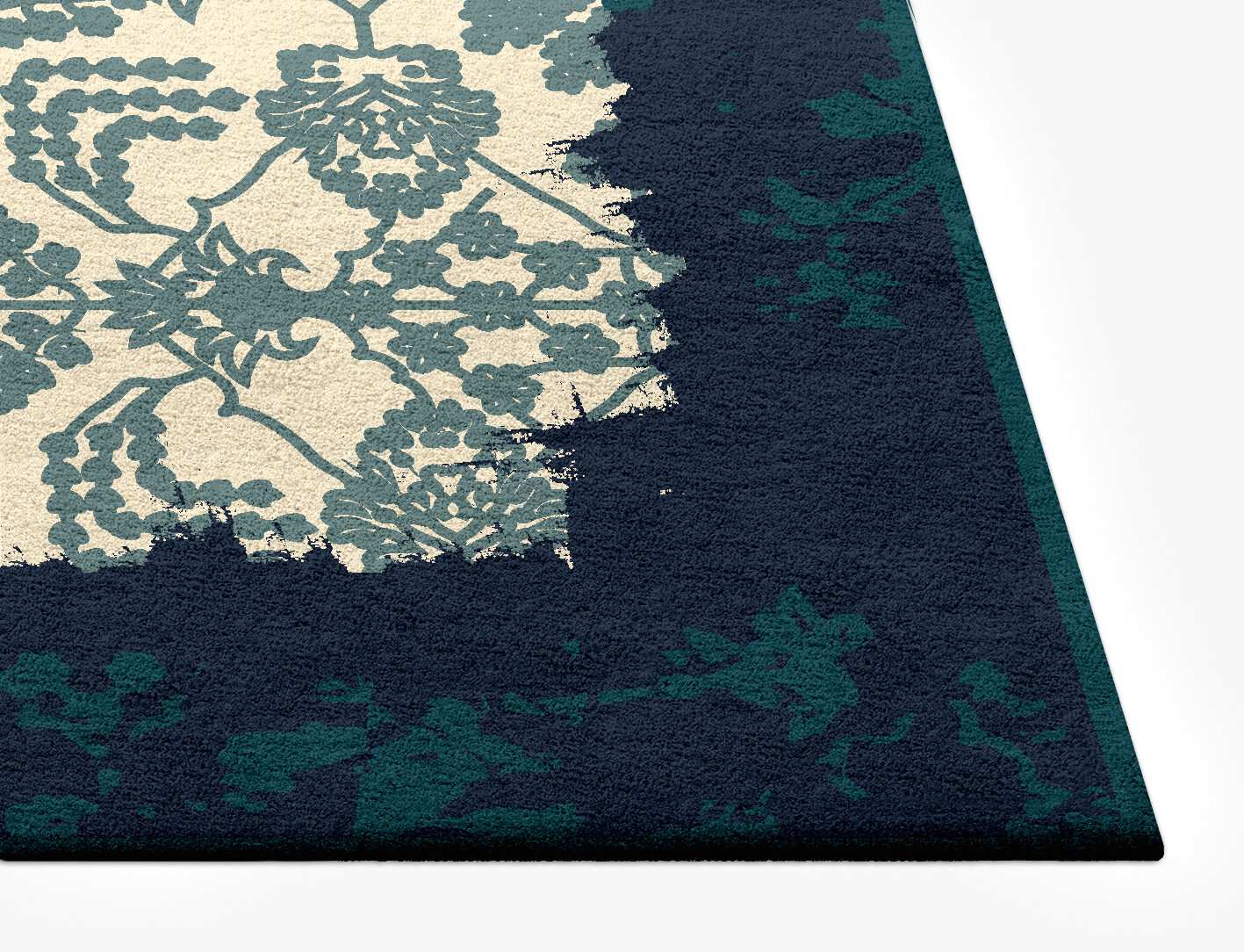 Lalleh Persian Bagh Rectangle Hand Tufted Pure Wool Custom Rug by Rug Artisan