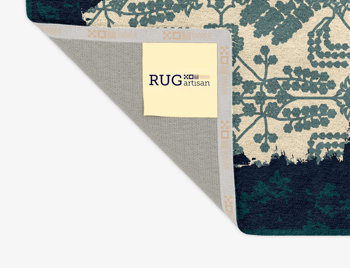 Lalleh Persian Bagh Rectangle Hand Tufted Pure Wool Custom Rug by Rug Artisan