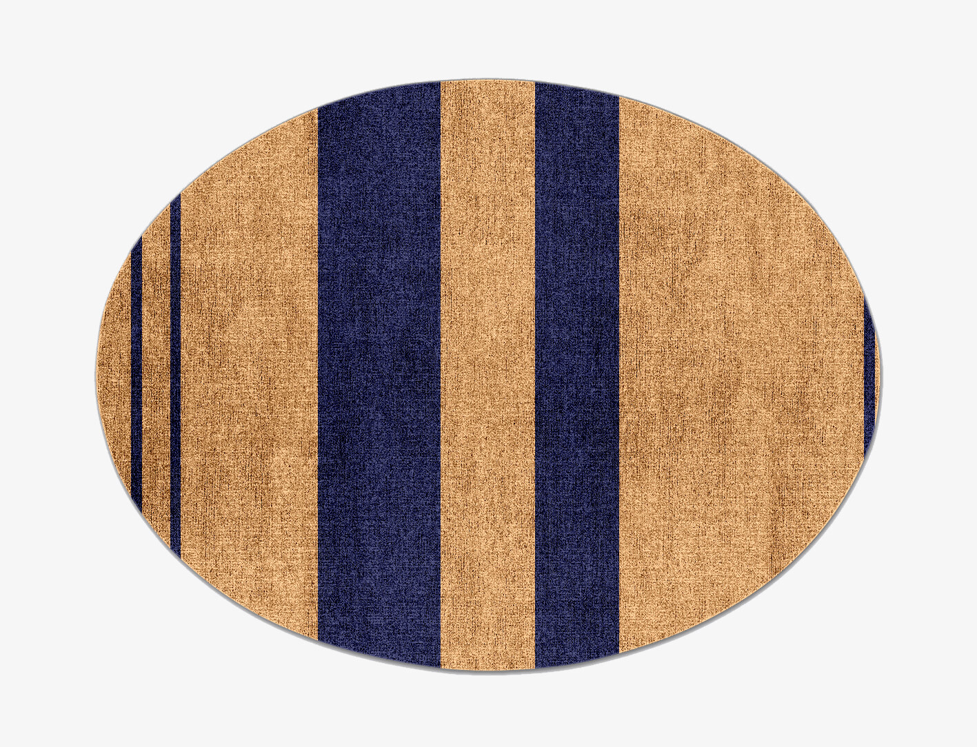 Lambent Geometric Oval Flatweave Bamboo Silk Custom Rug by Rug Artisan