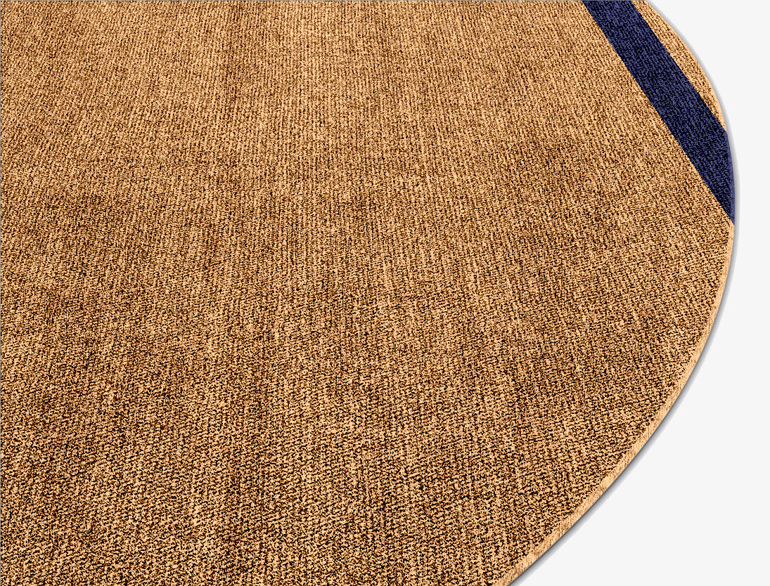 Lambent Geometric Oval Flatweave Bamboo Silk Custom Rug by Rug Artisan