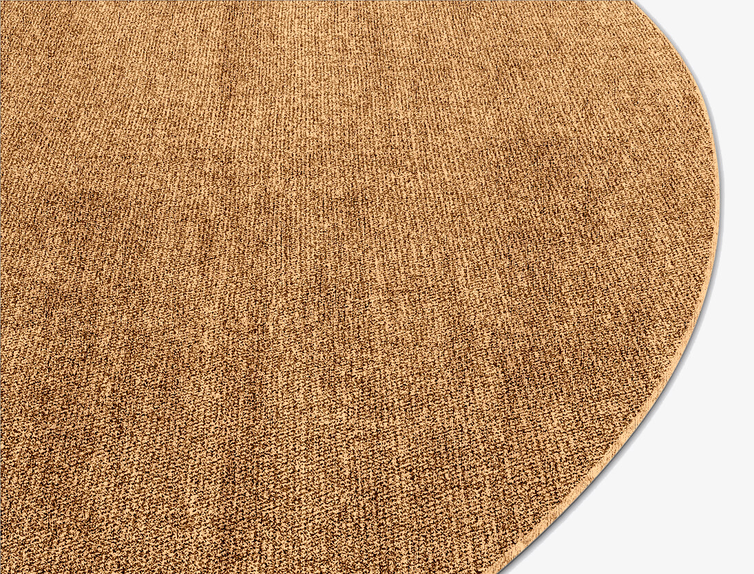 Lambent Geometric Round Flatweave Bamboo Silk Custom Rug by Rug Artisan