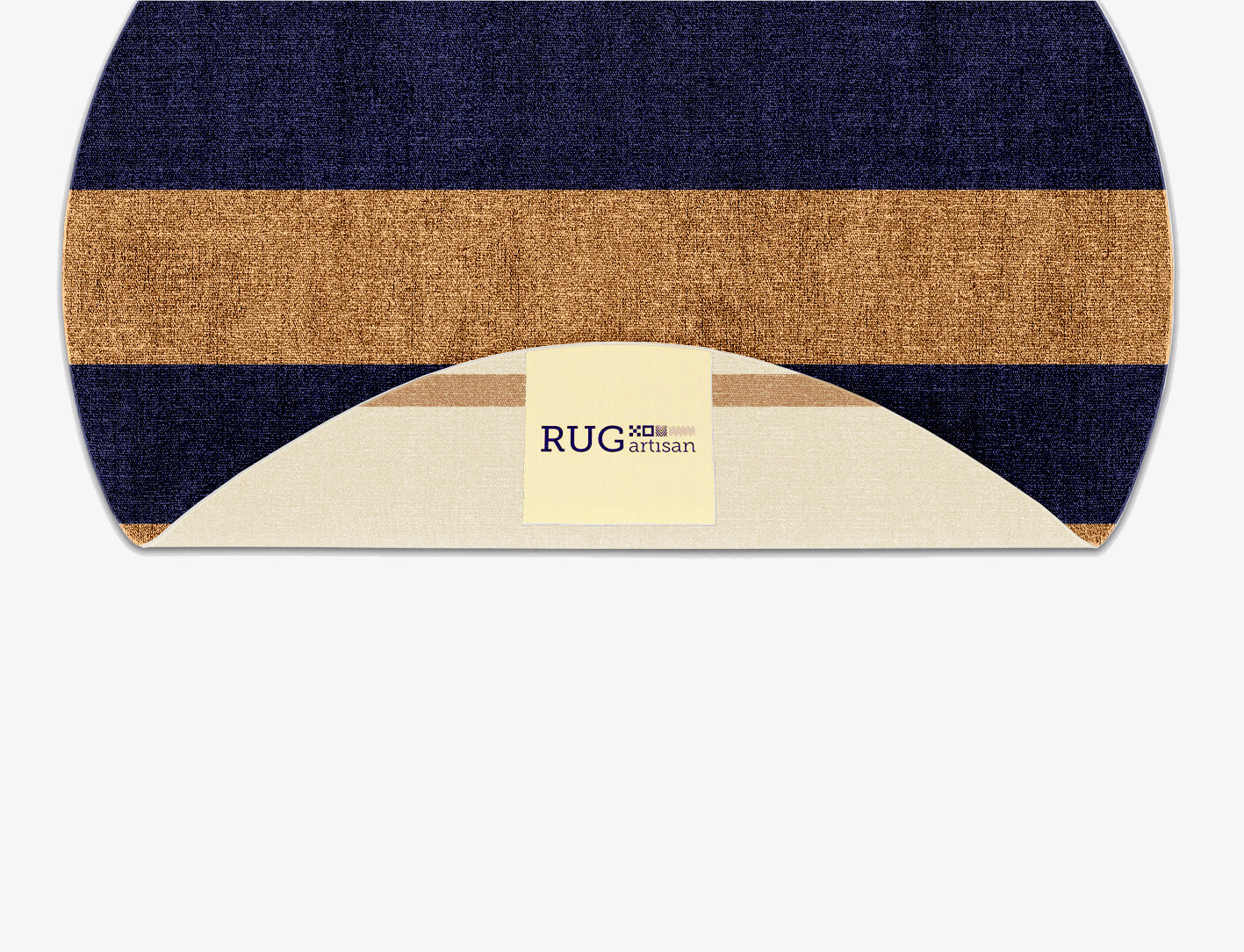 Lambent Geometric Round Flatweave Bamboo Silk Custom Rug by Rug Artisan