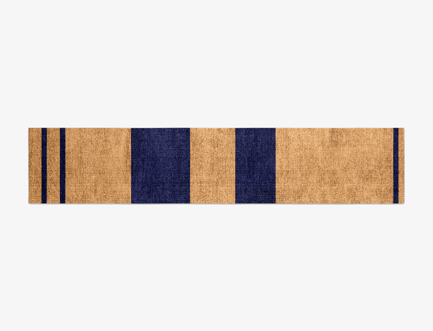 Lambent Geometric Runner Flatweave Bamboo Silk Custom Rug by Rug Artisan