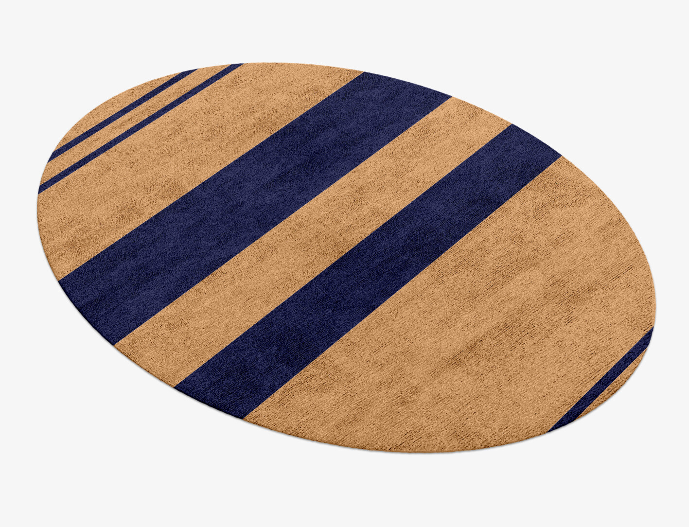 Lambent Geometric Oval Hand Knotted Bamboo Silk Custom Rug by Rug Artisan