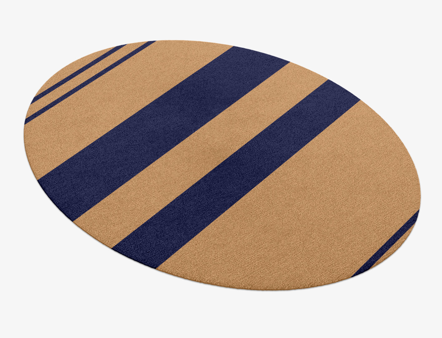 Lambent Geometric Oval Hand Knotted Tibetan Wool Custom Rug by Rug Artisan