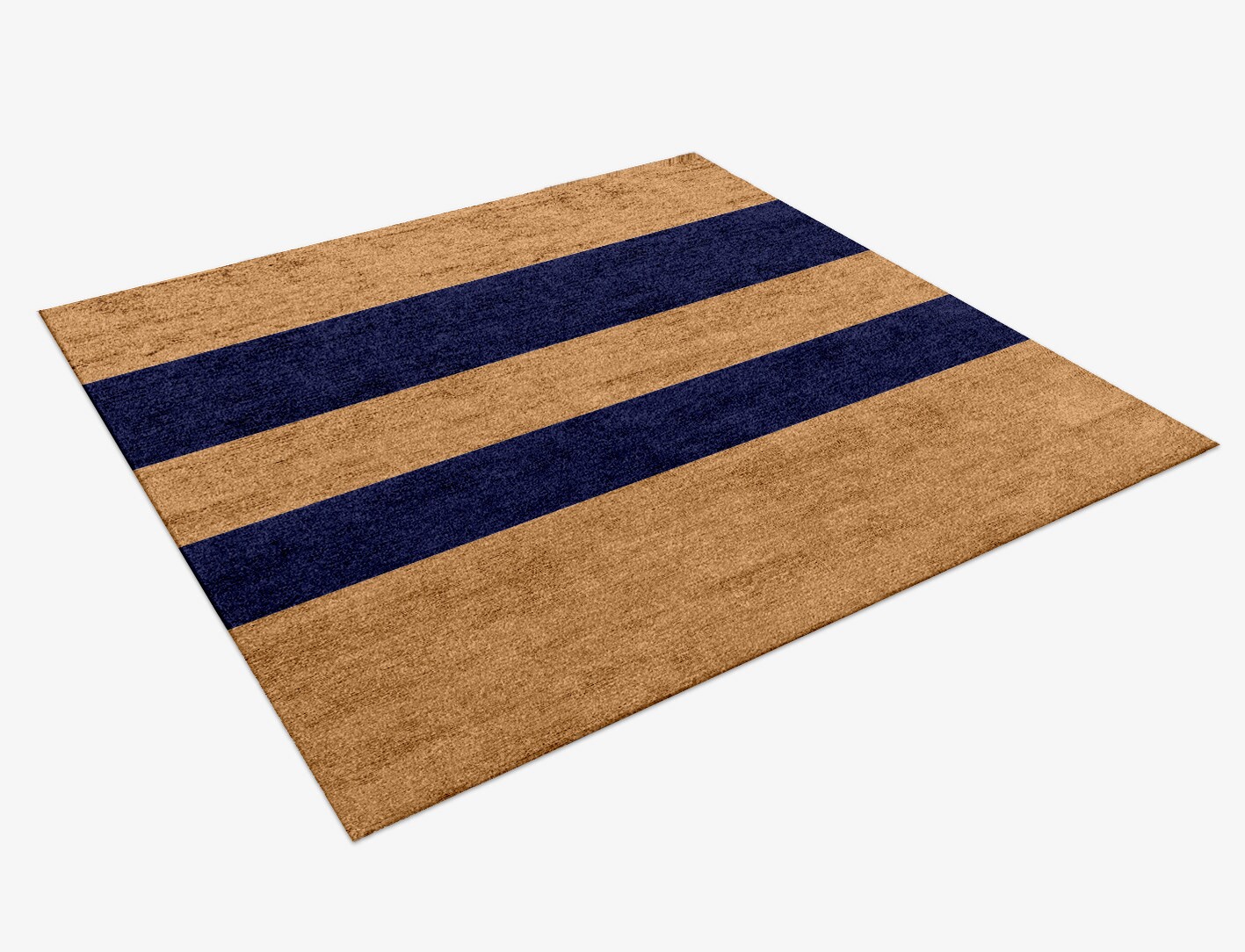 Lambent Geometric Square Hand Knotted Bamboo Silk Custom Rug by Rug Artisan