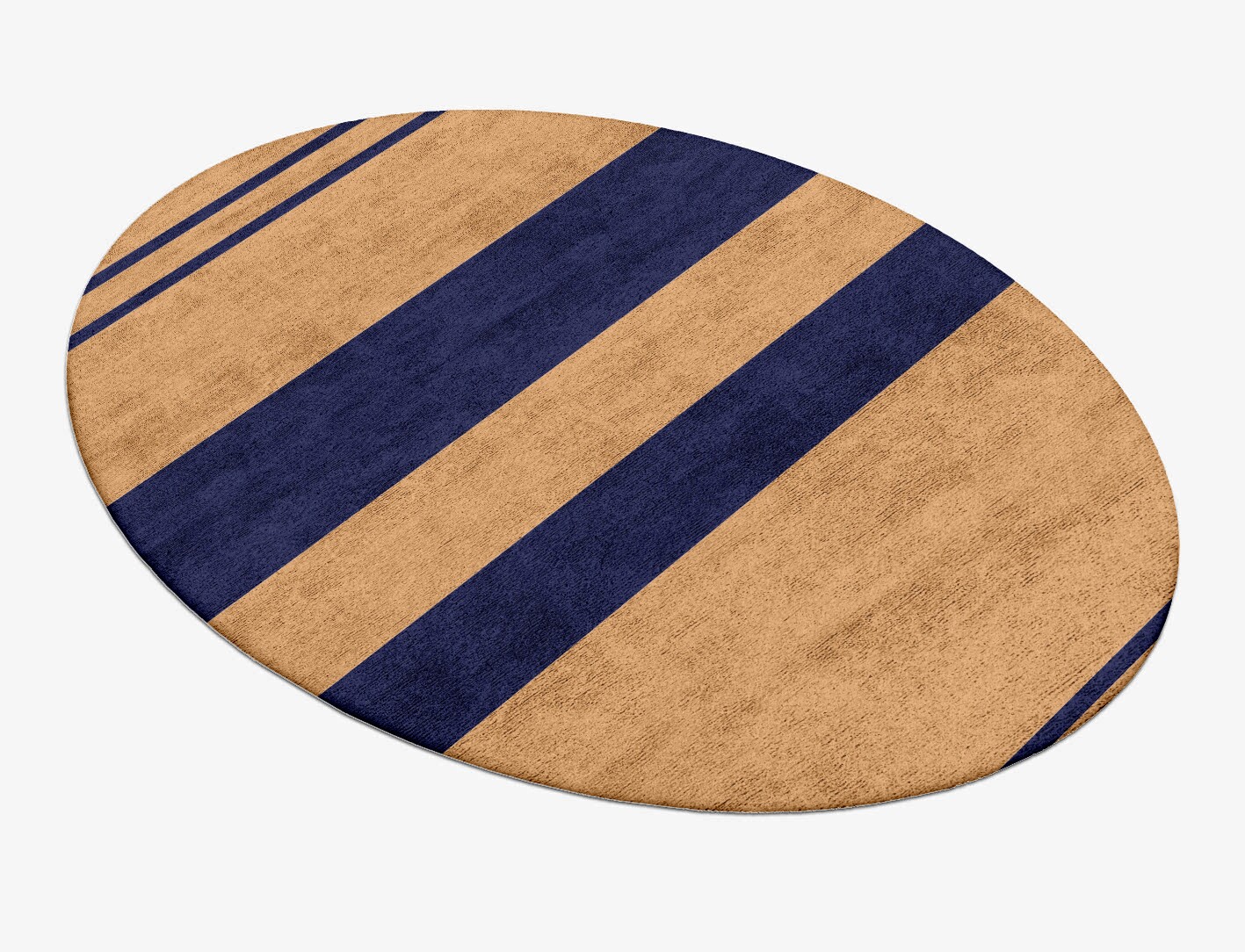 Lambent Geometric Oval Hand Tufted Bamboo Silk Custom Rug by Rug Artisan